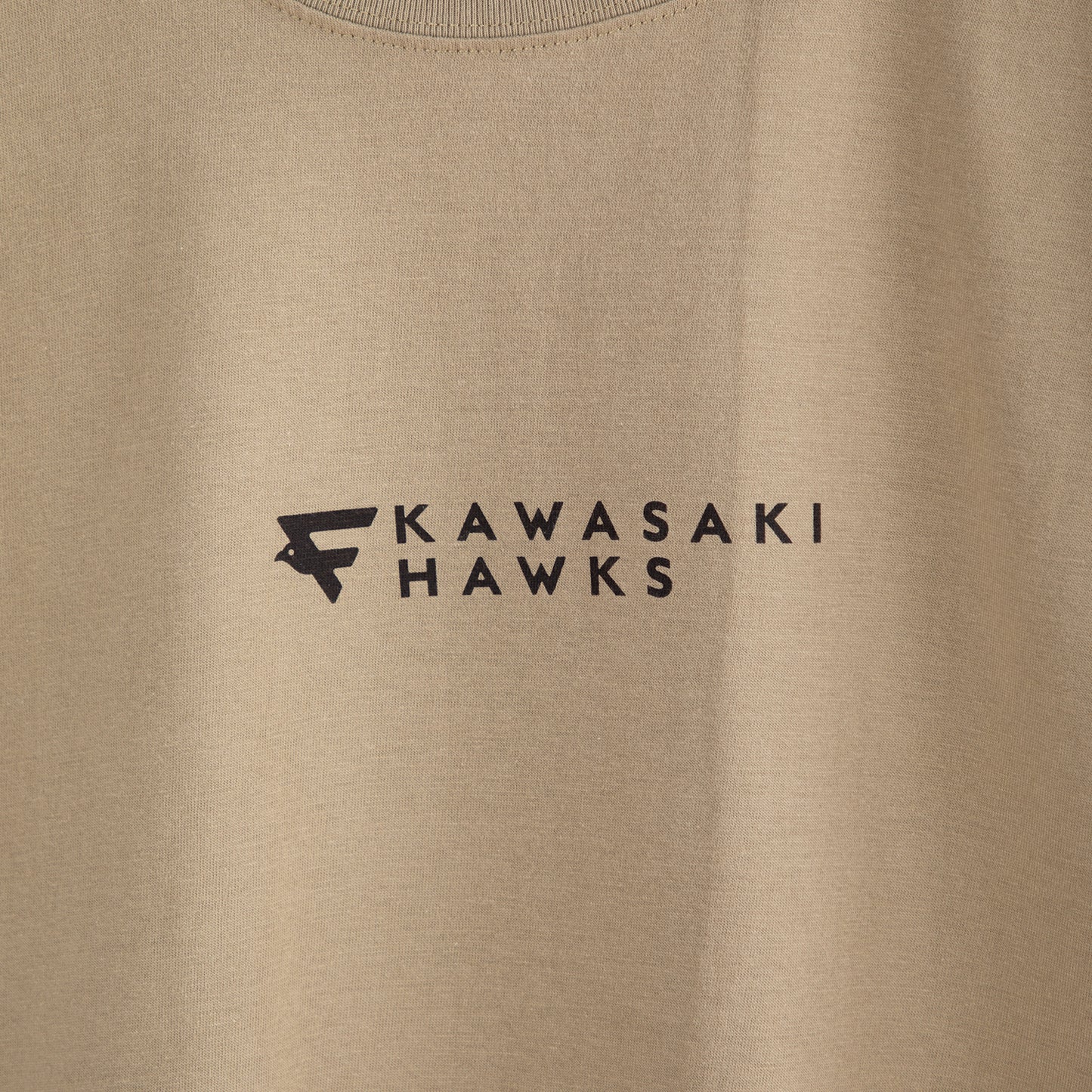 KAWASAKI HAWKS LOGO T-shirt KHAKI