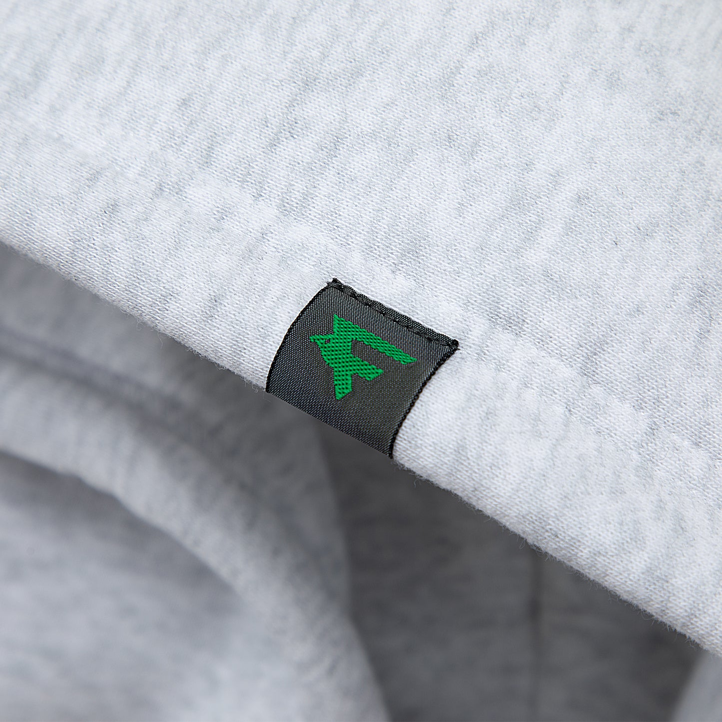 KAWASAKI HAWKS LOGO BIG SWEAT HOODIE - GRAY