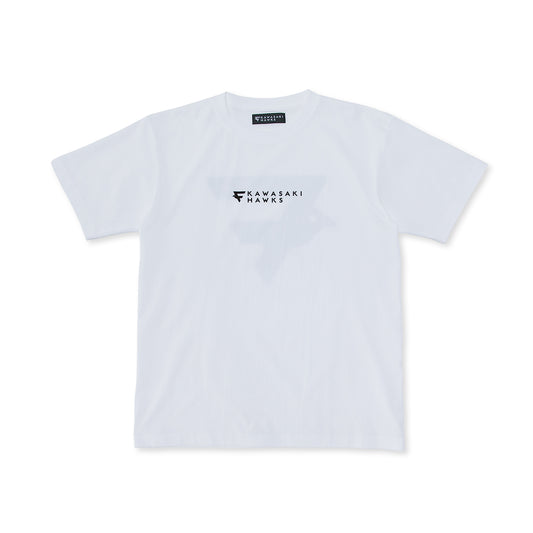 KAWASAKI HAWKS LOGO T-shirt WHITE