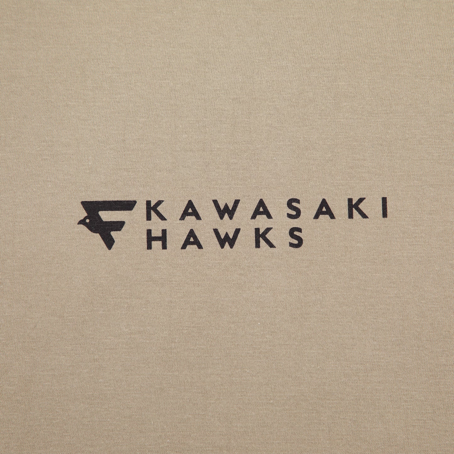 KAWASAKI HAWKS LOGO T-shirt KHAKI
