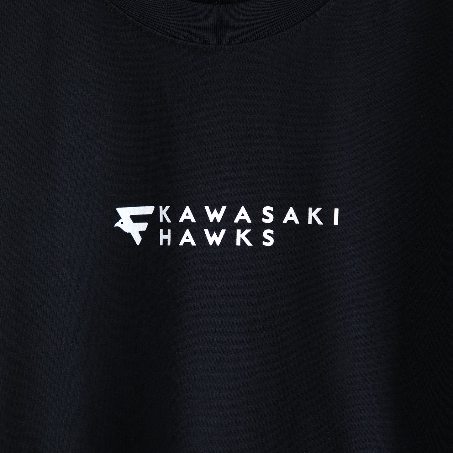 KAWASAKI HAWKS LOGO T-shirt BLACK