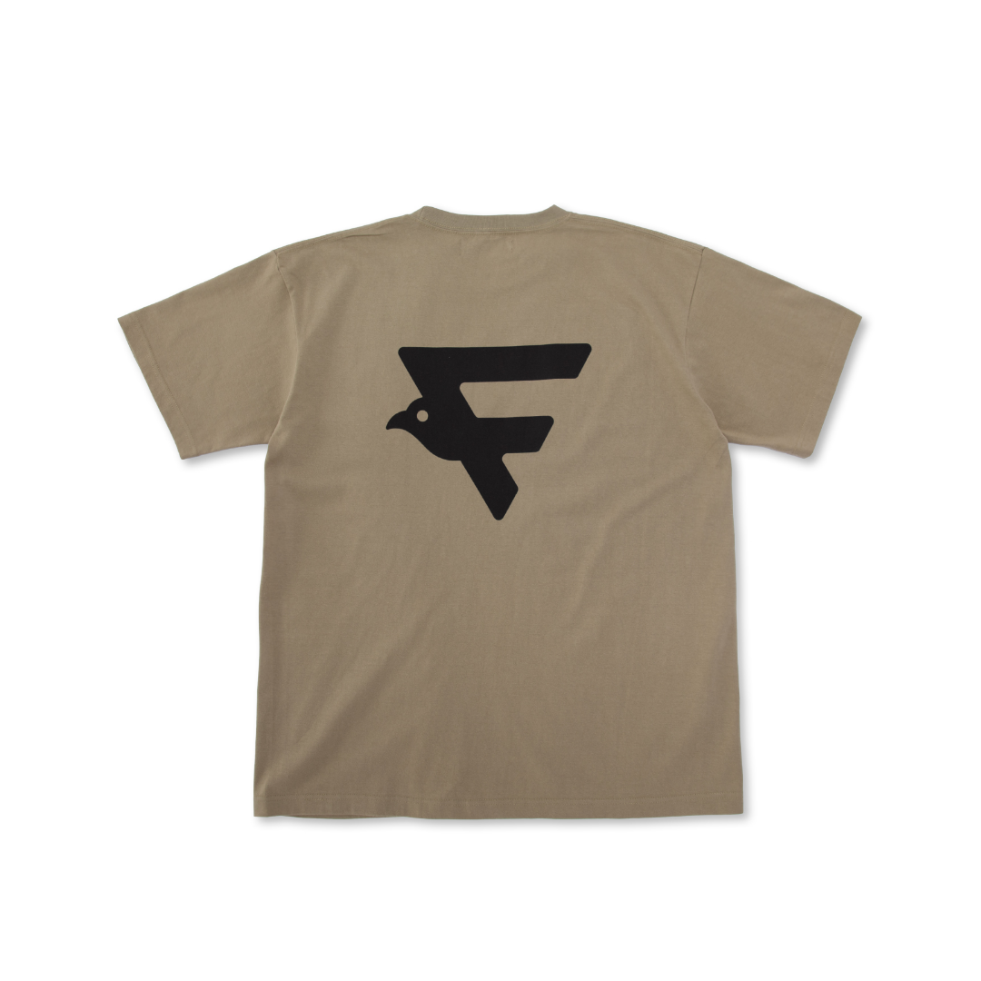 KAWASAKI HAWKS LOGO T-shirt KHAKI